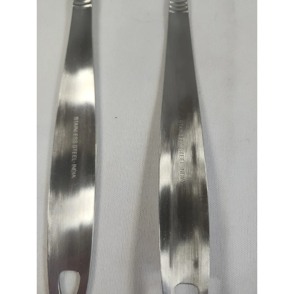 Lot Of 2 Stainless Steal Serving Forks 12.25 Inches X 1.25 Inches